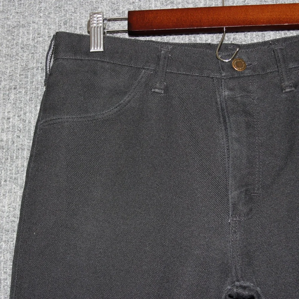 Vintage Wrangler Mens Regular Fit Black Jeans‎ Size 34x31 Stretch